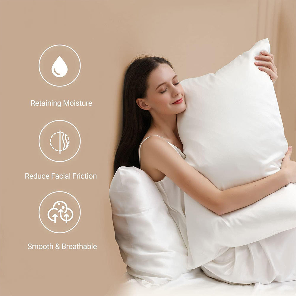 Pure Silk Pillowcase (16MM 6A Grade Natural Mulberry Silk)