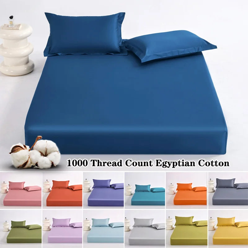 Bedding fitted sheets OR pillowcases (1000TC-dense high grade Cotton)