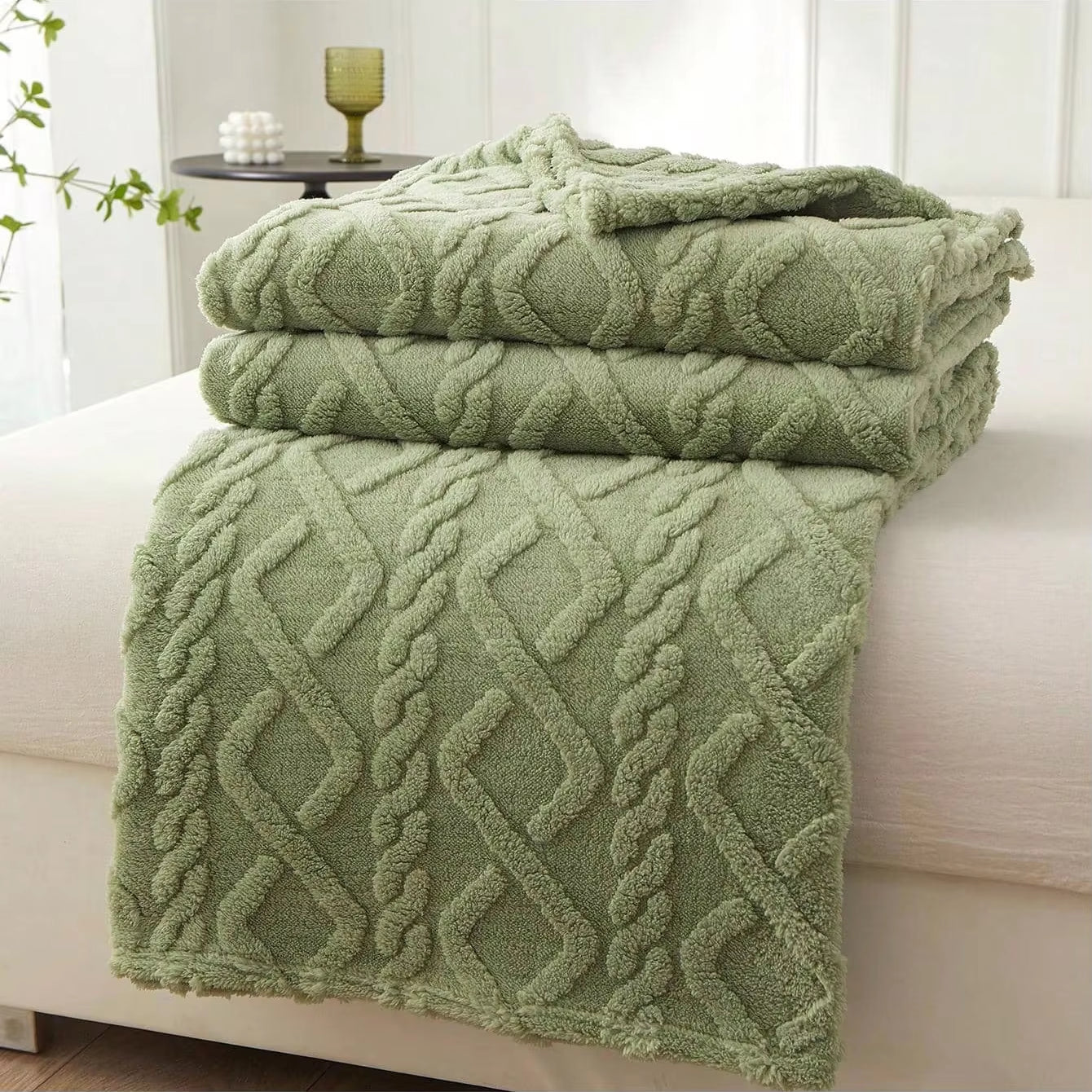 Soft Embossed Throw Blankets