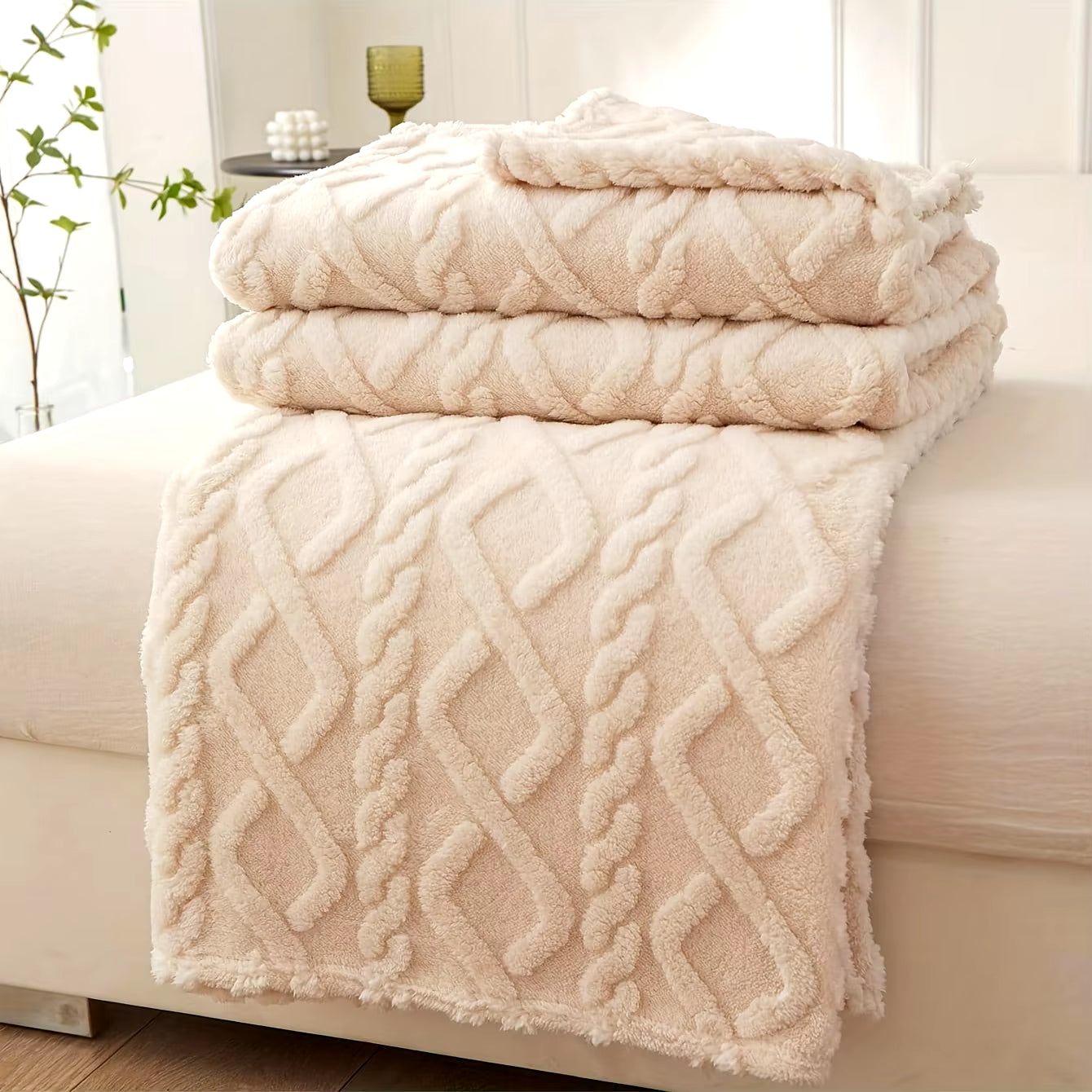 Soft Embossed Throw Blankets